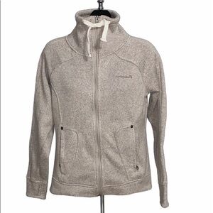 Avalanche Women's Fleece Jacket in Light Tan Gray